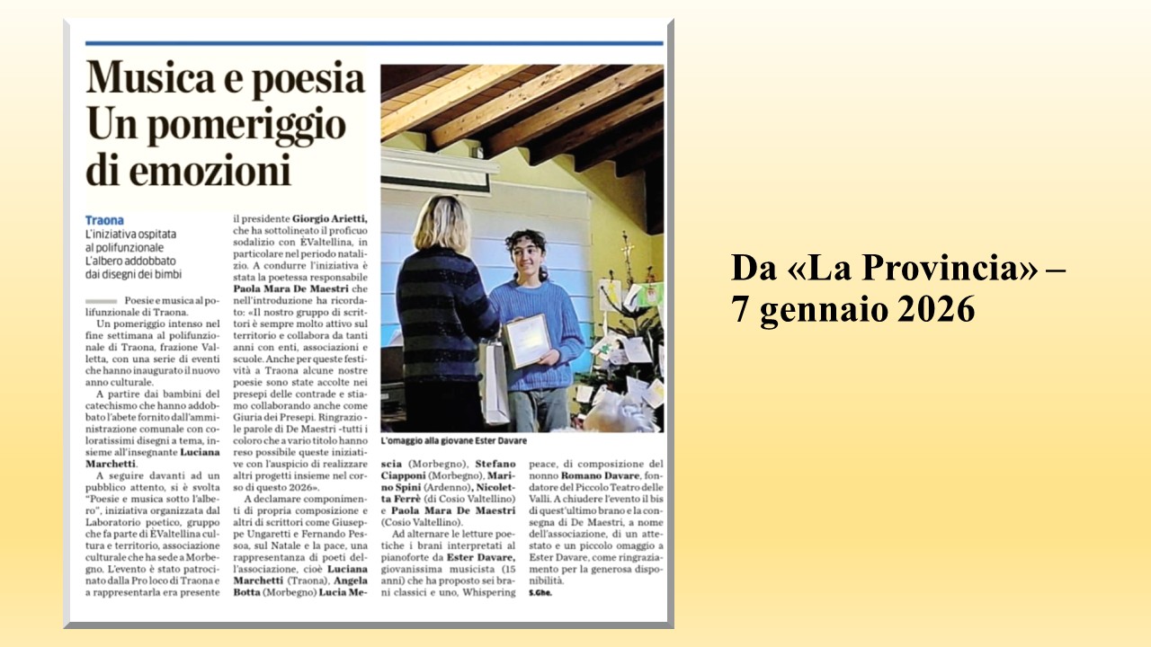 Rassegna stampa 2026
